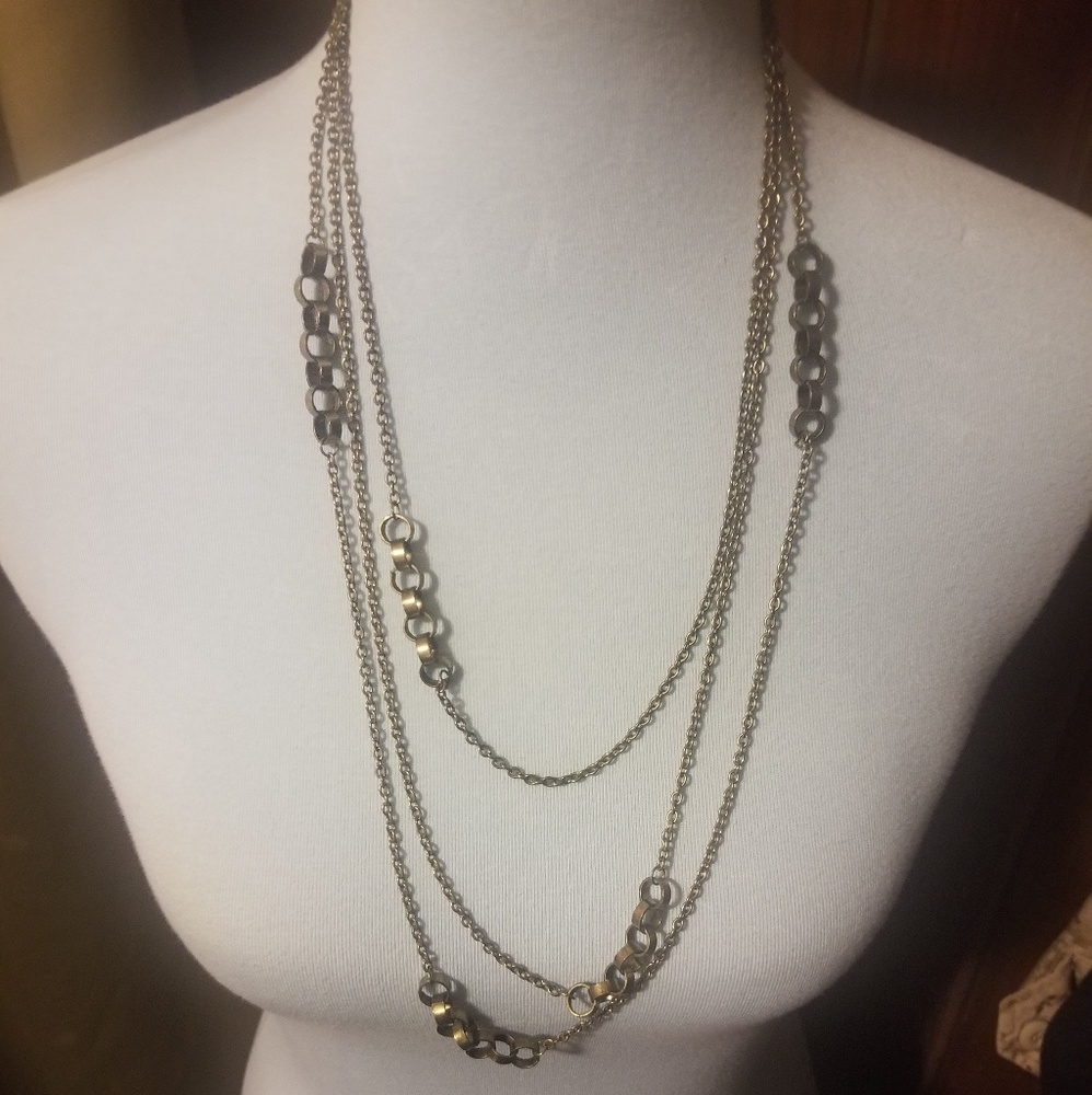 Steampunk style chain necklace